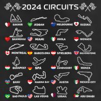 Formula Racing Open Wheel Race Car Fan World Circuits 2024 Trucker Hat