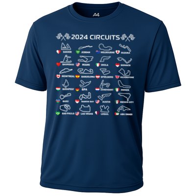 Formula Racing Open Wheel Race Car Fan World Circuits 2024 Performance Shirt