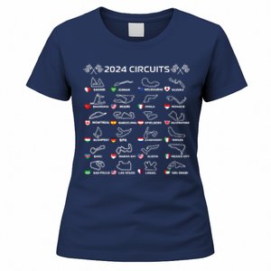 Formula Racing Open Wheel Race Car Fan World Circuits 2024 Women's T-Shirt