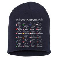 Formula Racing Open Wheel Race Car Fan World Circuits 2024 Short Acrylic Beanie