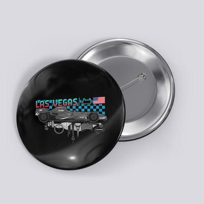 Formula Racing Open Wheel Car Las Vegas Circuit Usa Flag Button