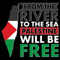 From The River To The Sea Palestine Will Be Free Stripe Pom Pom Beanie
