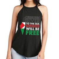 From The River To The Sea Palestine Will Be Free Women's Perfect Tri Rocker Tank