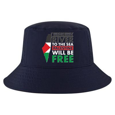 From The River To The Sea Palestine Will Be Free Cool Comfort Performance Bucket Hat