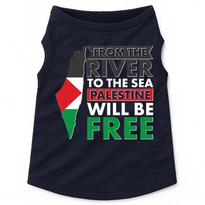 From The River To The Sea Palestine Will Be Free Doggie Tank