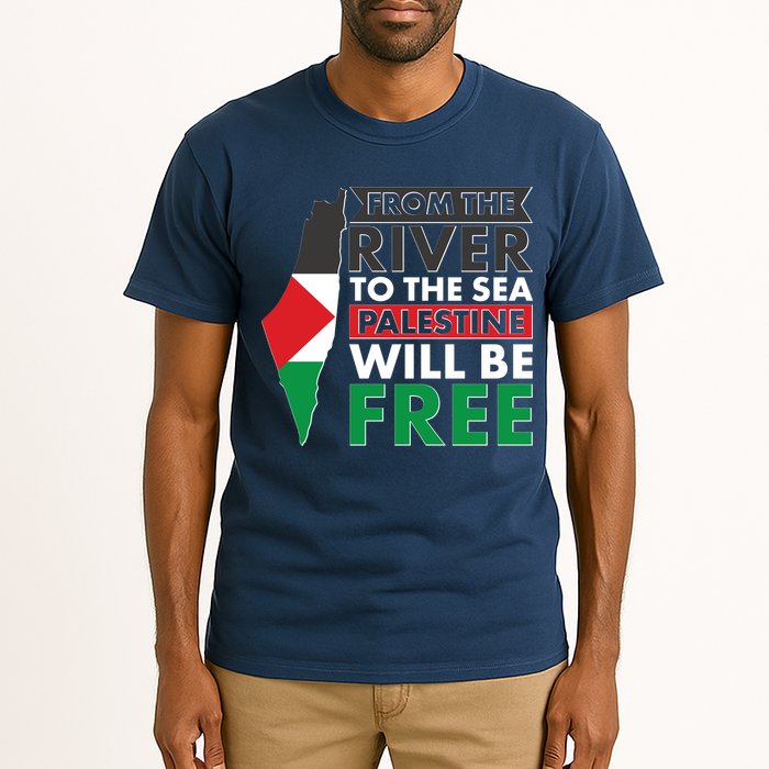 From The River To The Sea Palestine Will Be Free Tall T-Shirt