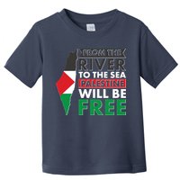 From The River To The Sea Palestine Will Be Free Toddler T-Shirt