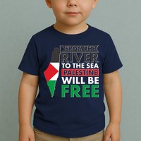 From The River To The Sea Palestine Will Be Free Toddler T-Shirt