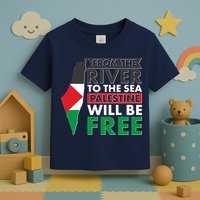 From The River To The Sea Palestine Will Be Free Toddler T-Shirt