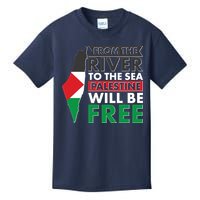 From The River To The Sea Palestine Will Be Free Kids T-Shirt