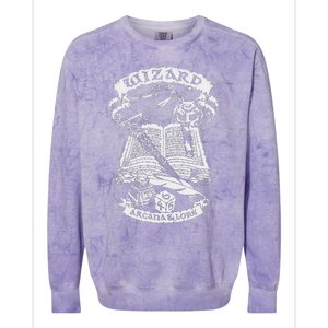 Fantasy Role Playing Game Wizard Colorblast Crewneck Sweatshirt