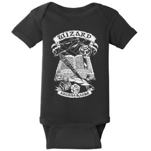 Fantasy Role Playing Game Wizard Baby Bodysuit