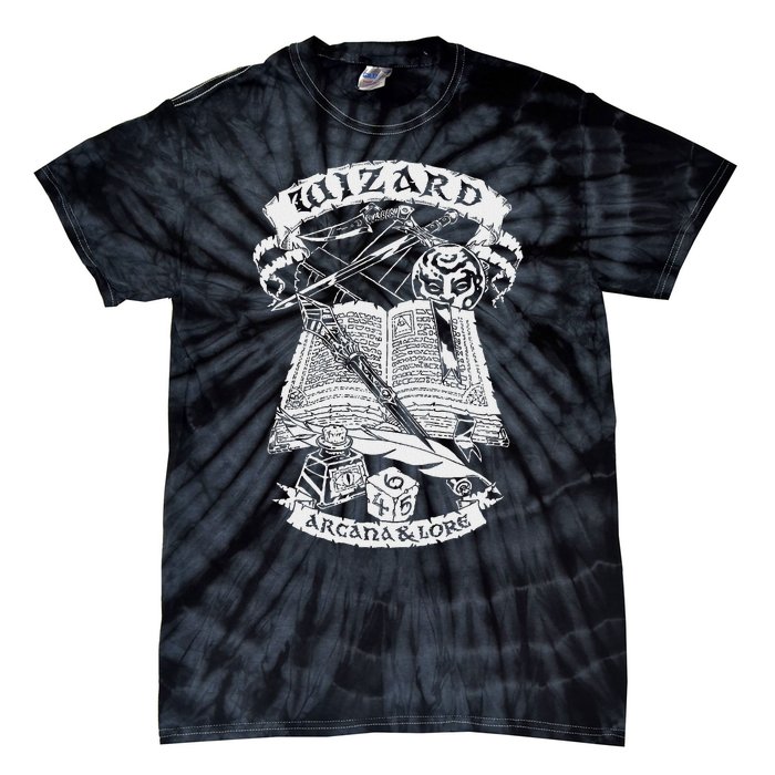 Fantasy Role Playing Game Wizard Tie-Dye T-Shirt