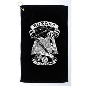 Fantasy Role Playing Game Wizard Platinum Collection Golf Towel