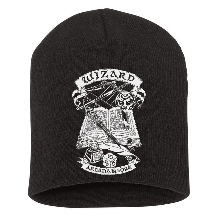 Fantasy Role Playing Game Wizard Short Acrylic Beanie