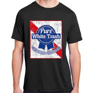 Funny Redneck Pure White Trash Adult ChromaSoft Performance T-Shirt