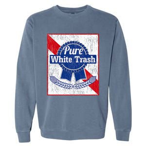 Funny Redneck Pure White Trash Garment-Dyed Sweatshirt