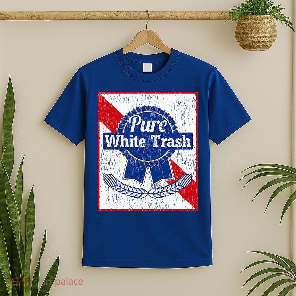Funny Redneck Pure White Trash T-Shirt