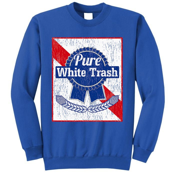 Funny Redneck Pure White Trash Tall Sweatshirt