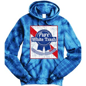 Funny Redneck Pure White Trash Tie Dye Hoodie