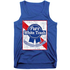 Funny Redneck Pure White Trash Tank Top