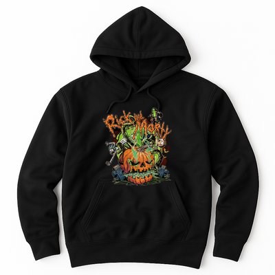 Funny Rick Pumpkin Halloween Hoodie