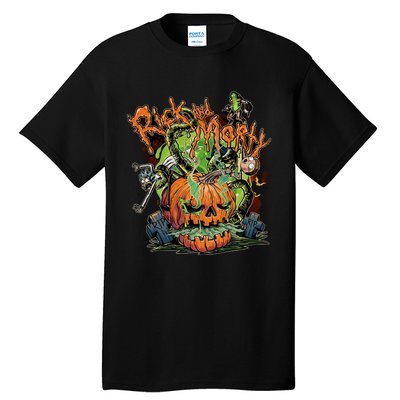 Funny Rick Pumpkin Halloween Tall T-Shirt