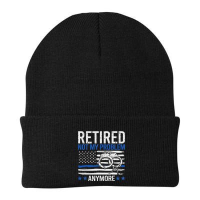 Funny Retired Police Officer Law Enforcement Retirement Beanie