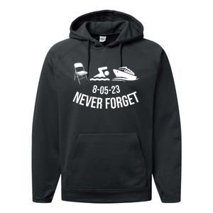 Funny River Pontoon Viral Boat Brawl Meme Alabama Boat Fight Performance Fleece Hoodie