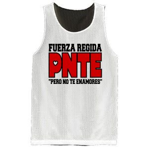 Fuerza Regida Pnte Pero No Te Enamores Mesh Reversible Basketball Jersey Tank