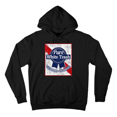 Funny Redneck Pure White Trash Hoodie