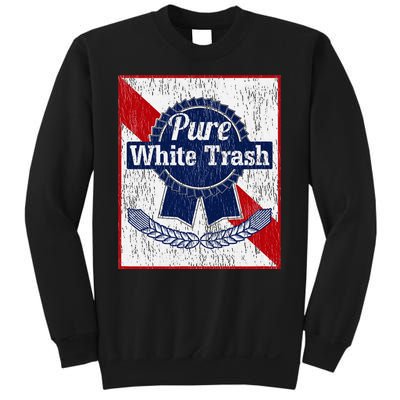 Funny Redneck Pure White Trash Sweatshirt