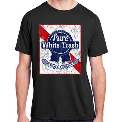 Funny Redneck Pure White Trash Adult ChromaSoft Performance T-Shirt