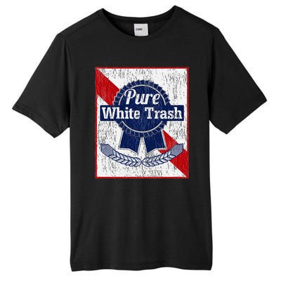 Funny Redneck Pure White Trash Tall Fusion ChromaSoft Performance T-Shirt