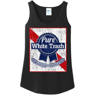 Funny Redneck Pure White Trash Ladies Essential Tank