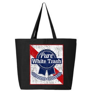 Funny Redneck Pure White Trash 25L Jumbo Tote