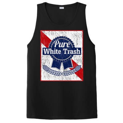 Funny Redneck Pure White Trash PosiCharge Competitor Tank