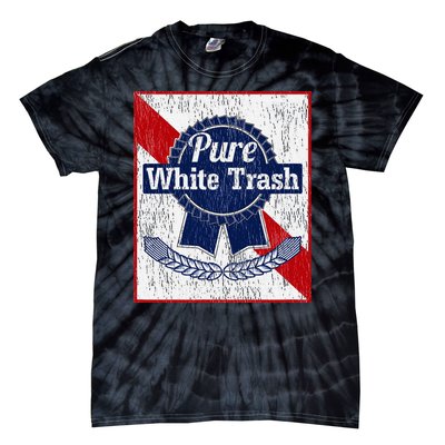 Funny Redneck Pure White Trash Tie-Dye T-Shirt