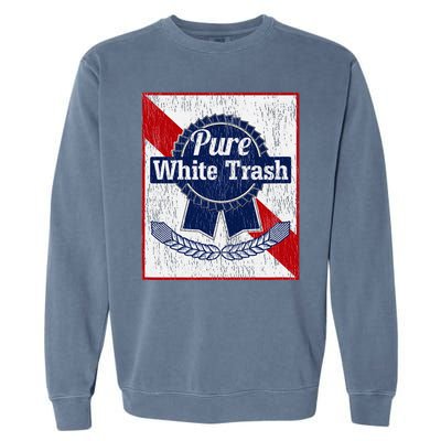 Funny Redneck Pure White Trash Garment-Dyed Sweatshirt