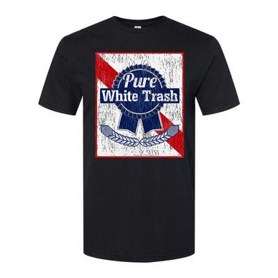 Funny Redneck Pure White Trash Softstyle CVC T-Shirt