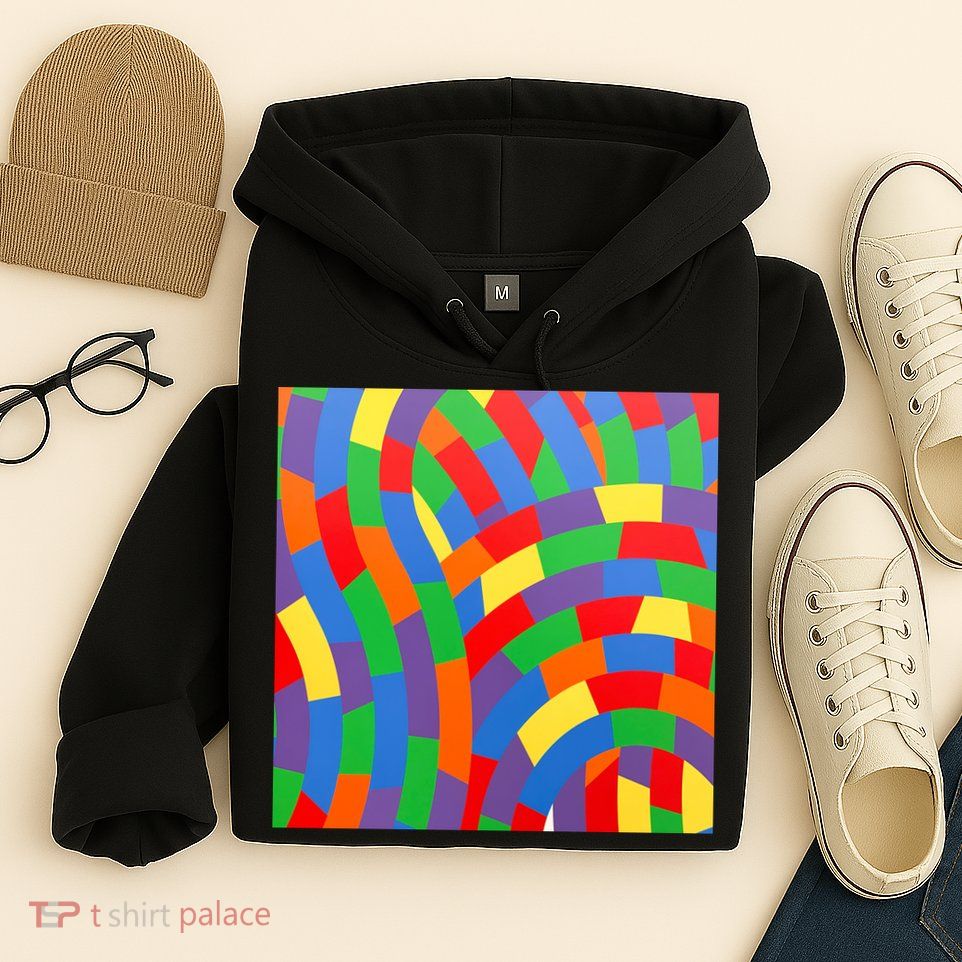 Fun Rise Pattern Hoodie