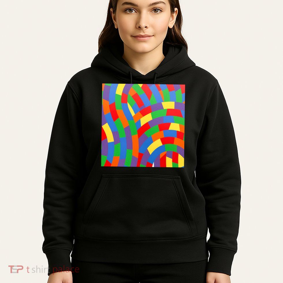 Fun Rise Pattern Hoodie