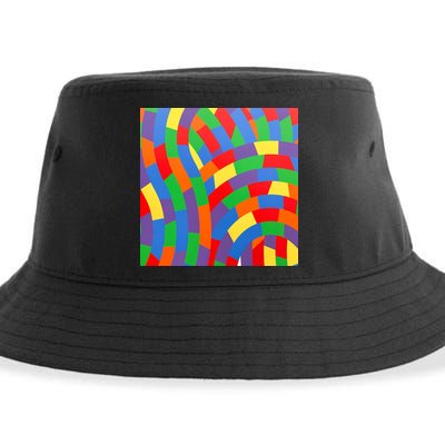 Fun Rise Pattern Sustainable Bucket Hat
