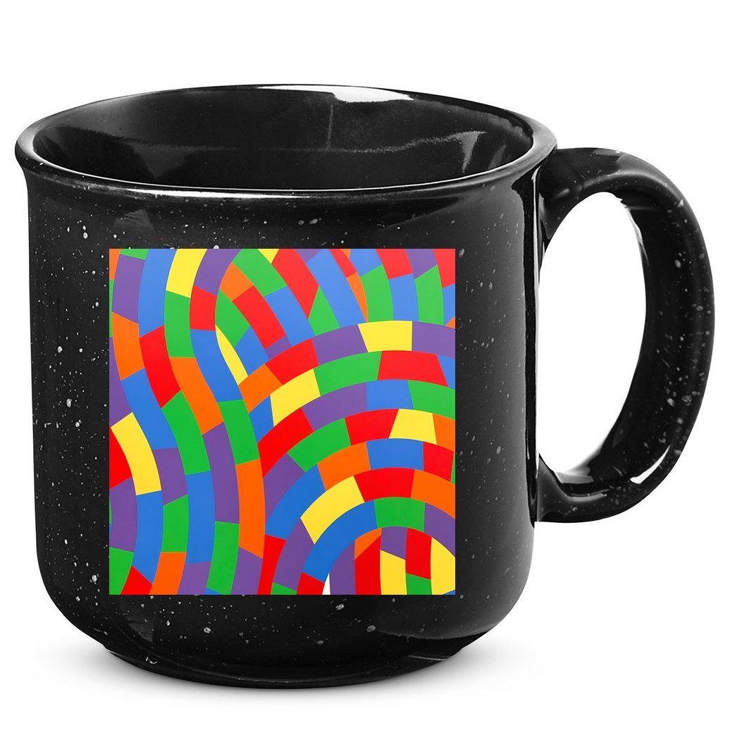 Fun Rise Pattern 15oz Campfire Ceramic Mug