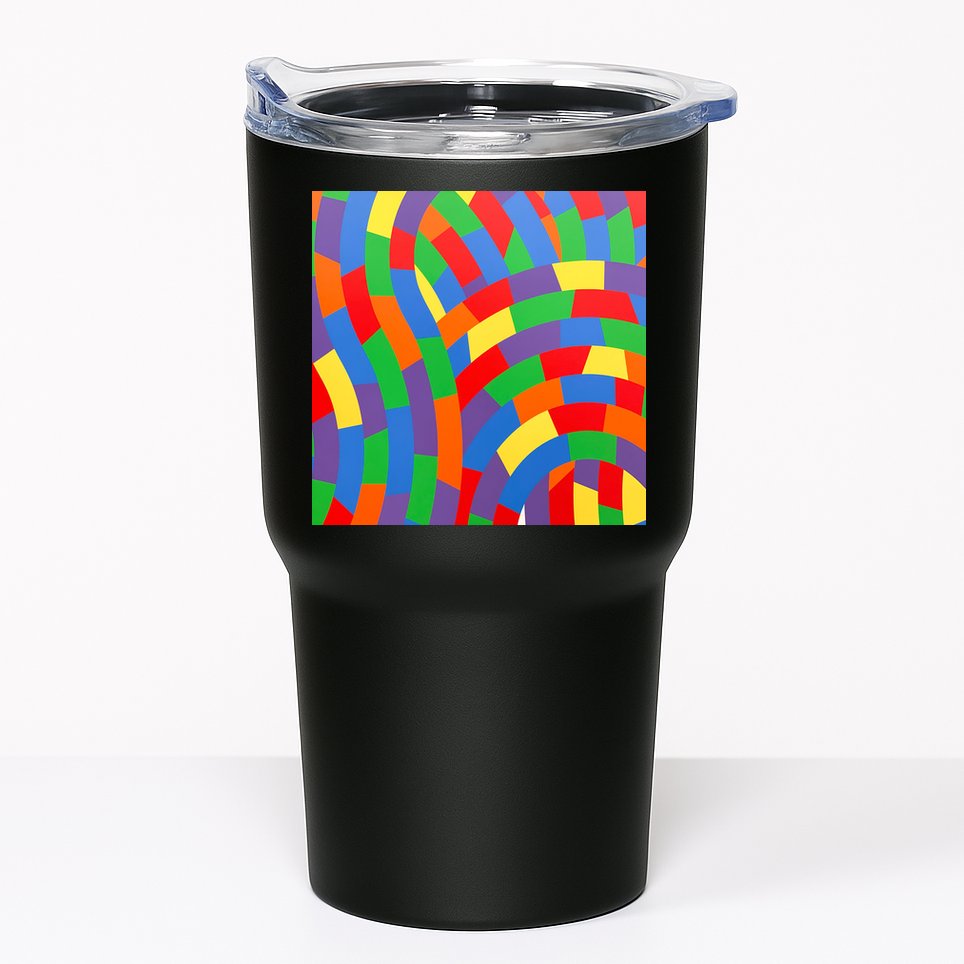 Fun Rise Pattern Tumbler