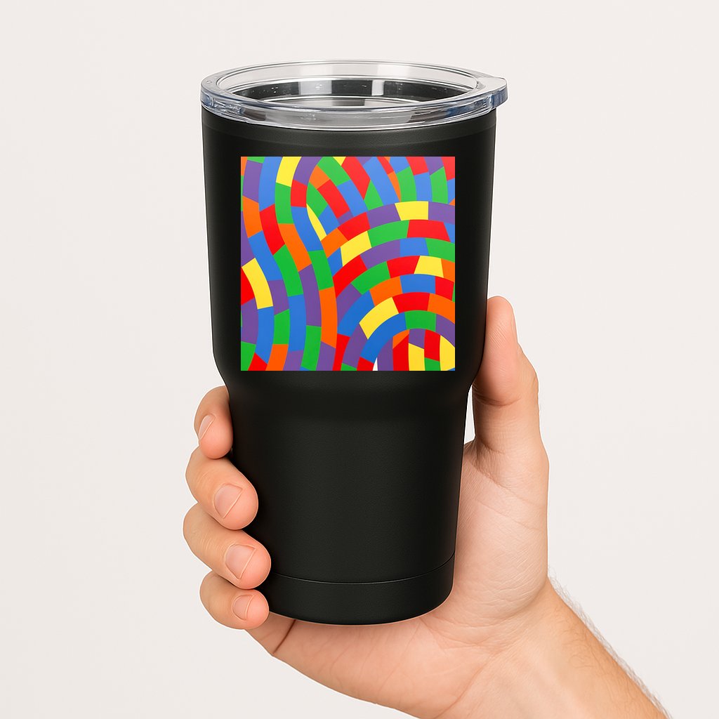 Fun Rise Pattern Tumbler