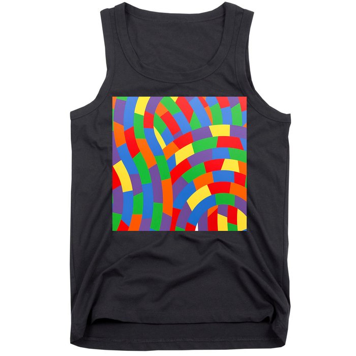 Fun Rise Pattern Tank Top