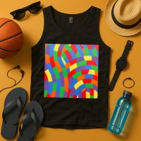 Fun Rise Pattern Tank Top