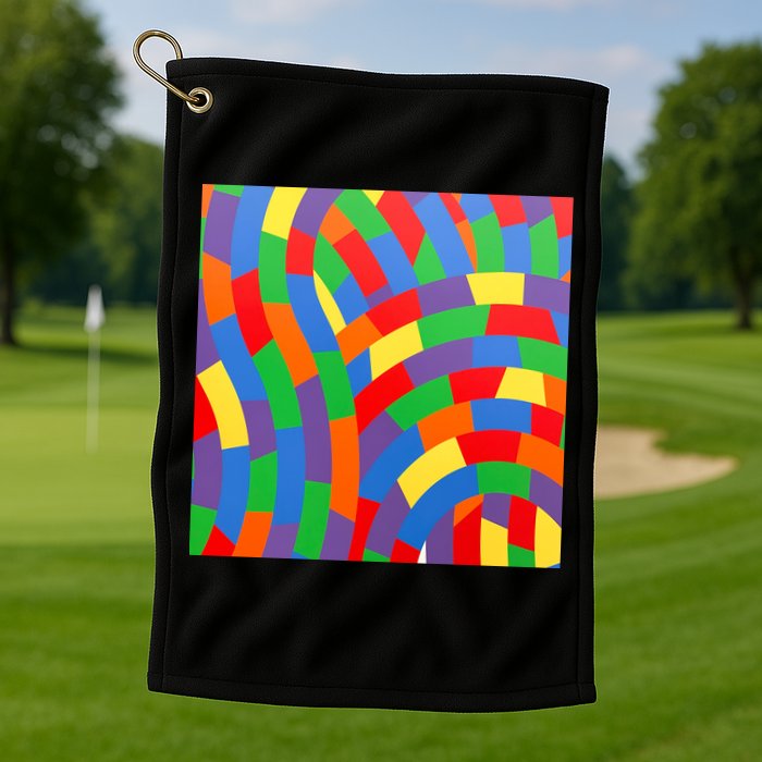 Fun Rise Pattern Golf Towel