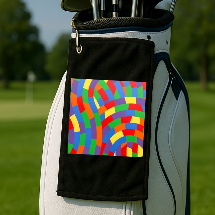 Fun Rise Pattern Golf Towel